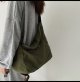 Solid Color Canvas Shoulder Crossbody Bag