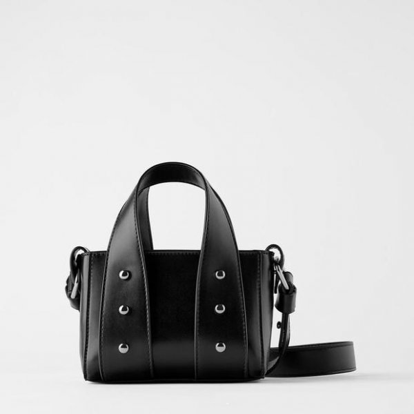 Rivet Mini Tote Shoulder Crossbody Bag